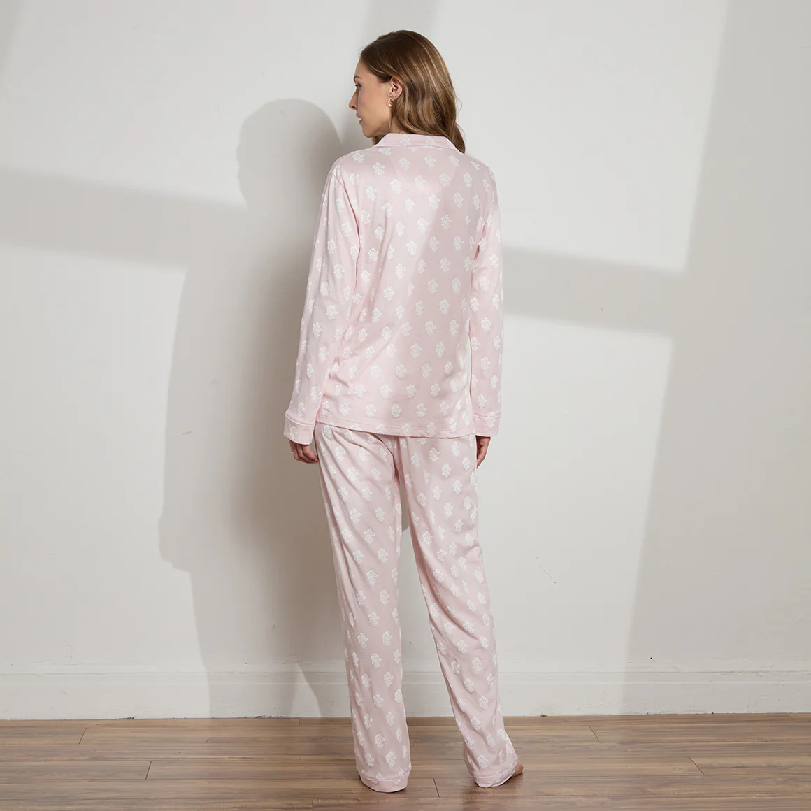 Printed Organic Pima Cotton Long PJ Set - Image 5
