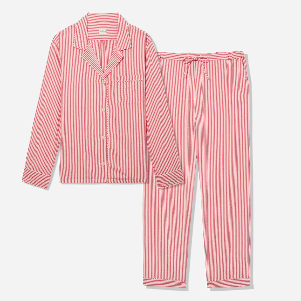 TENCEL™ Ticking Stripe Long PJ Set - Image 3